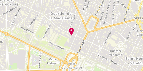 Plan de Djula, 25 Rue du Faubourg Saint-Honoré, 75008 Paris