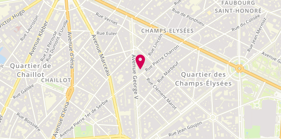 Plan de Krono Koncept, 45 Rue Pierre Charron, 75008 Paris