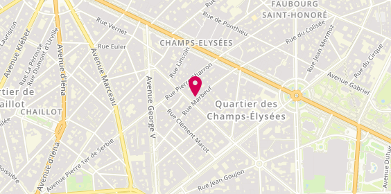 Plan de Romain Réa Champs-Elysées, 25 Rue Marbeuf, 75008 Paris