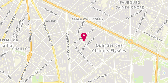Plan de Bijoux Burma, 50 Rue François 1er, 75008 Paris