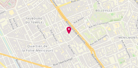 Plan de Corpus Christi, 9 Bis Rue du Moulin Joly, 75011 Paris