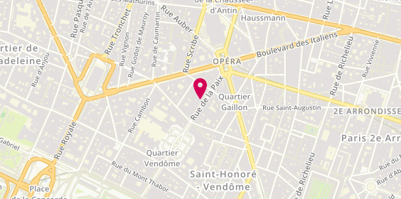 Plan de Cartier Joaillerie International Service SAS, 11 Rue Paix, 75002 Paris