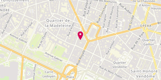 Plan de Louis Edouard le Jeune, 25 Rue Royale, 75008 Paris