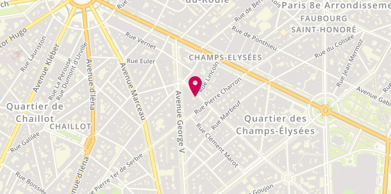 Plan de Christofle, 51 Rue François 1er, 75008 Paris