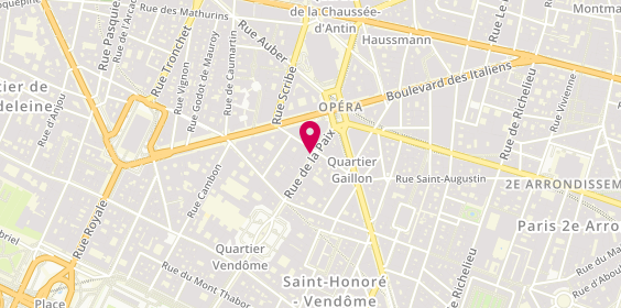 Plan de Mauboussin, 15 Rue de la Paix, 75002 Paris