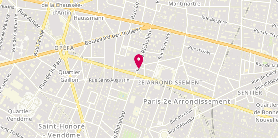 Plan de Rous Jean-Pierre, 78 Rue de Richelieu, 75002 Paris