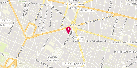 Plan de Garel Paris, 17 Rue de la Paix, 75002 Paris