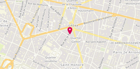 Plan de Korloff Paris, 20 Rue de la Paix, 75002 Paris