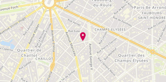 Plan de Ekso Watches Gallery, 5 Rue Magellan, 75008 Paris