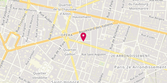 Plan de Atelier Orelya - Sertisseurs à Paris, 14 Rue de la Michodière, 75002 Paris