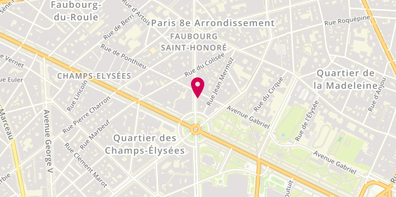 Plan de Les Champs d'Or, 6 avenue Franklin Delano Roosevelt, 75008 Paris