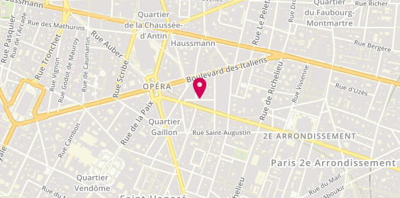 Plan de Belter, 8 Rue Hanovre, 75002 Paris