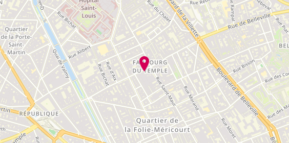 Plan de Gold & Lady, 74 Rue du Faubourg du Temple, 75011 Paris