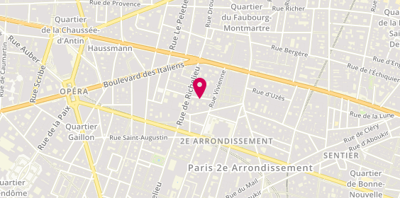 Plan de Aux Napoleons d'Or, 19 Rue Saint-Marc, 75002 Paris