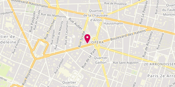 Plan de Alexandra Capucines, 12 Boulevard des Capucines, 75009 Paris