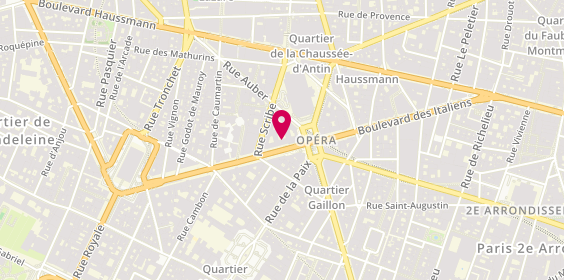 Plan de Bucherer, 12 Boulevard des Capucines, 75009 Paris