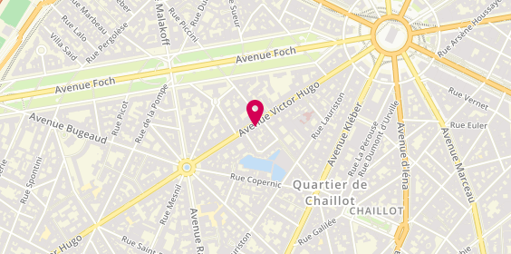 Plan de Piétaterre, 57 avenue Victor Hugo, 75016 Paris