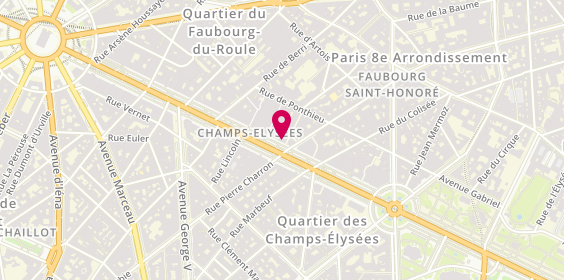 Plan de Mauboussin, 66 avenue des Champs-Élysées, 75008 Paris