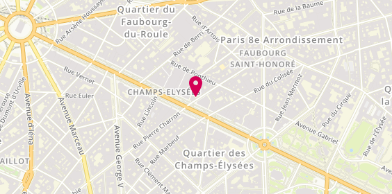 Plan de Arany, 128 Rue la Boétie, 75008 Paris
