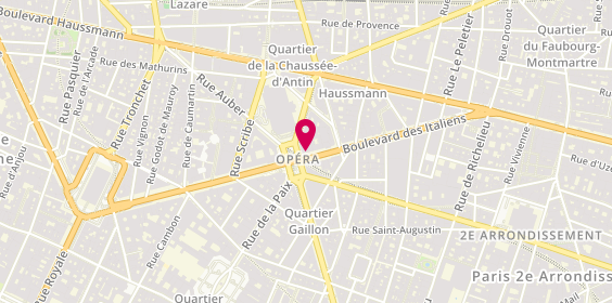 Plan de Burma, 8 Boulevard des Capucines, 75009 Paris