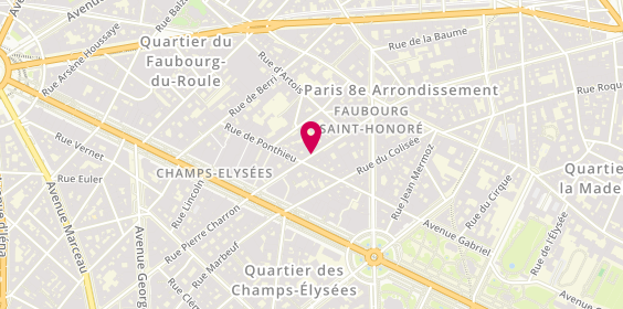 Plan de Hu Horlogerie, 112-114 Rue la Boétie, 75008 Paris