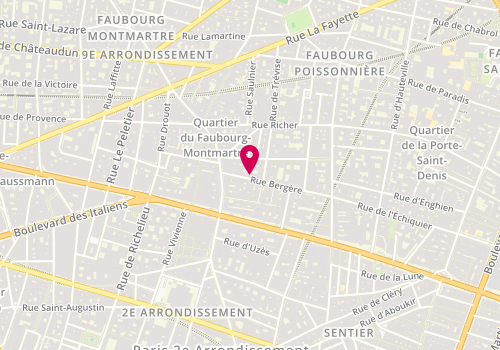 Plan de Red Luxury, 28 Rue Bergère, 75009 Paris