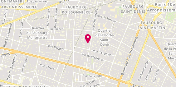 Plan de Chez Nana, 19 Rue d'Hauteville, 75010 Paris