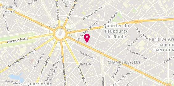 Plan de Pandora, 142 Avenue des Champs Elysees, 75008 Paris