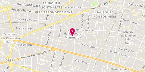 Plan de Arie Mergui, 27 Rue du Faubourg Montmartre, 75009 Paris