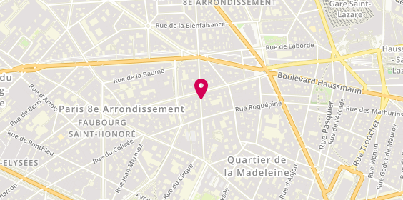 Plan de L' atelier d'Herve.S, 34 Rue de Miromesnil, 75008 Paris
