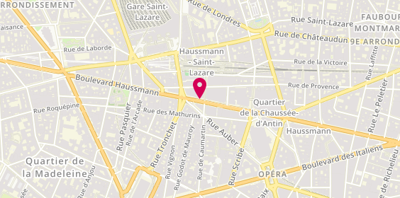 Plan de David Yurman, 64 Boulevard Haussmann, 75009 Paris