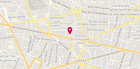 Plan de Louis Pion, 48 Boulevard Haussmann Galeries Lafayette, 75009 Paris