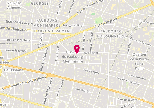 Plan de TB Europe, 45 Rue Richer, 75009 Paris