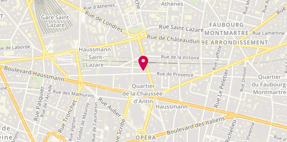 Plan de Achat Bijoux, 72 Rue de Provence, 75009 Paris