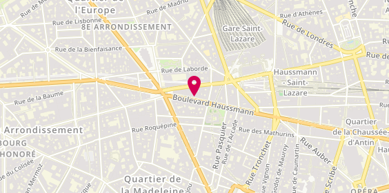 Plan de La Maison de l'Alliance - la Maison du D, 104 Boulevard Haussmann, 75008 Paris