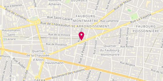Plan de Maison Lemercier, 37 Rue la Fayette, 75009 Paris