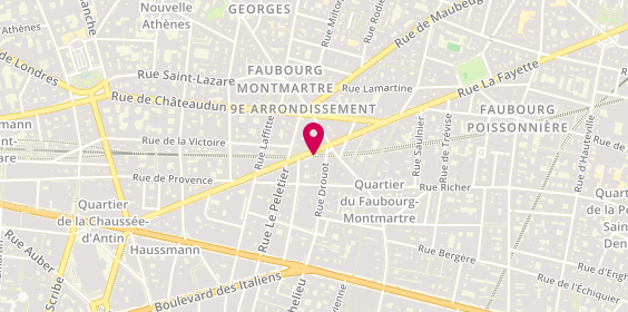 Plan de Waskoll Love-Inside, 48 Rue la Fayette, 75009 Paris