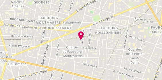Plan de Daniel, 9 Rue Saulnier, 75009 Paris