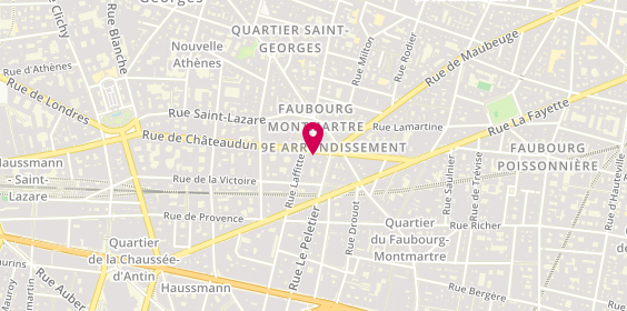 Plan de Meldor, 17 Rue Châteaudun, 75009 Paris