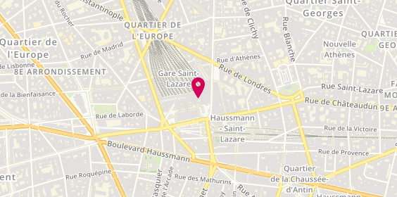 Plan de Venizi, Gare Saint Lazare
14 Rue Intérieure, 75008 Paris