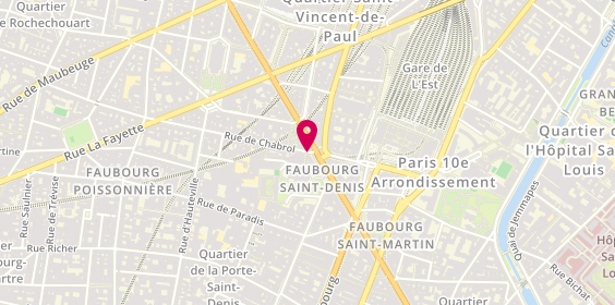Plan de Bijoux de France, 5 Rue de Chabrol, 75010 Paris