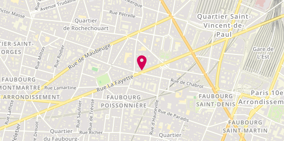 Plan de Etoile Lafayette, 97 Rue la Fayette, 75010 Paris