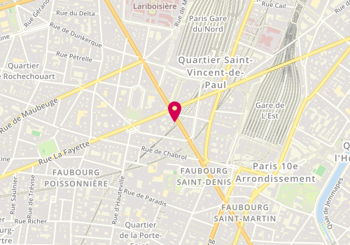 Plan de Serge Bijoutier, 97 Boulevard de Magenta, 75010 Paris
