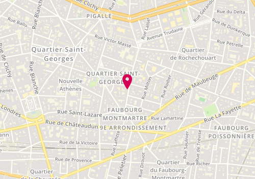 Plan de Oradena, 19 rue des Martyrs, 75009 Paris