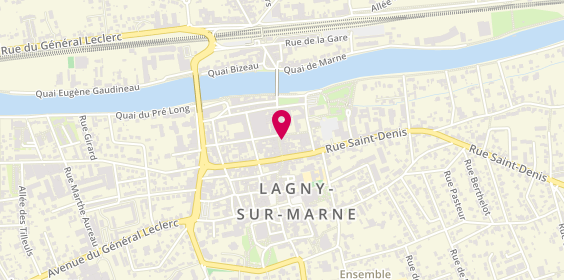 Plan de Les Cygnes de Lagny, 31 Rue du Chemin de Fer, 77400 Lagny-sur-Marne