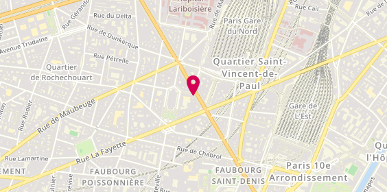Plan de Secret garden - Achat d'Or et de bijoux, 109 Boulevard de Magenta, 75010 Paris