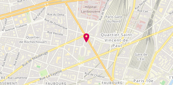 Plan de Thwaini Juwelier Paris, 119 Boulevard de Magenta, 75010 Paris