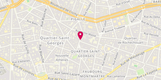 Plan de Haga, 18 Rue Henry Monnier, 75009 Paris
