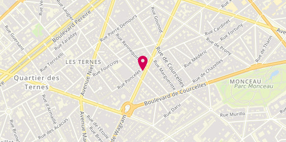 Plan de Le Poncelet, 83 Avenue Wagram, 75017 Paris