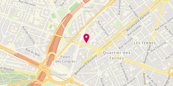 Plan de Bijouterie ness, 102 avenue des Ternes, 75017 Paris